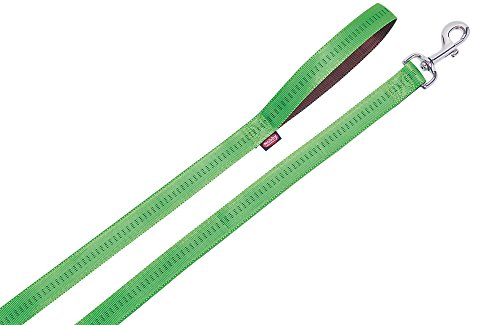 Nobby Leine Soft Grip, hellgrün / braun L: 120 cm, B: 15 mm, 1 Stück von Nobby