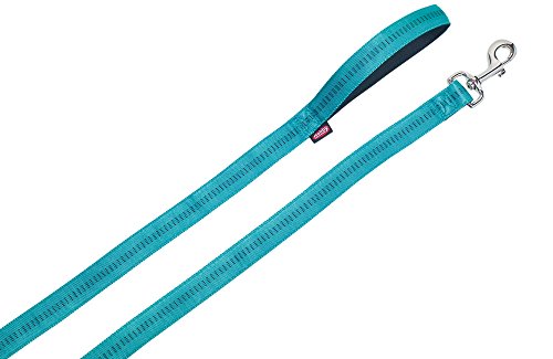 Nobby Leine Soft Grip, türkis L: 120 cm, B: 15 mm, 1 Stück von Nobby