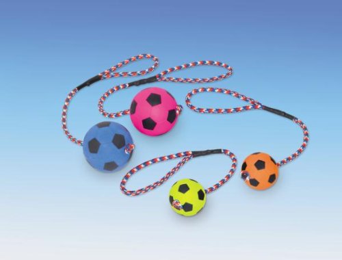 Nobby Moosgummi-Fußball mit Seil von Nobby
