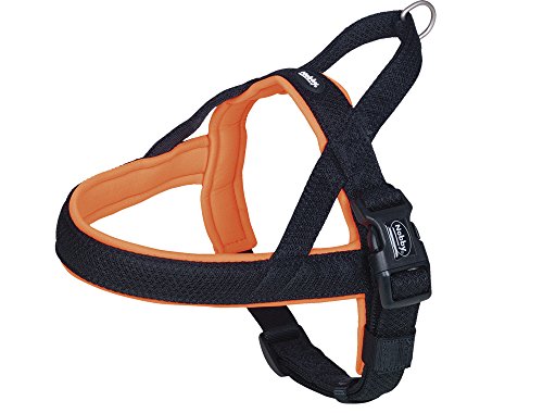 Nobby Norwegergeschirr Mesh Preno, neon orange L: 68-85 cm + 54 cm, B: 40/45 mm, 1 Stück von Nobby