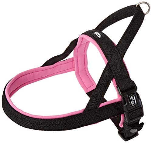 Nobby Norwegergeschirr Mesh Preno, pink L: 38-50 cm + 36 cm, B: 20/25 mm, 1 Stück von Nobby