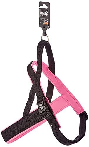 Nobby Norwegergeschirr Mesh Preno, pink L: 75-98 cm + 62 cm, B: 40/45 mm, 1 Stück von Nobby