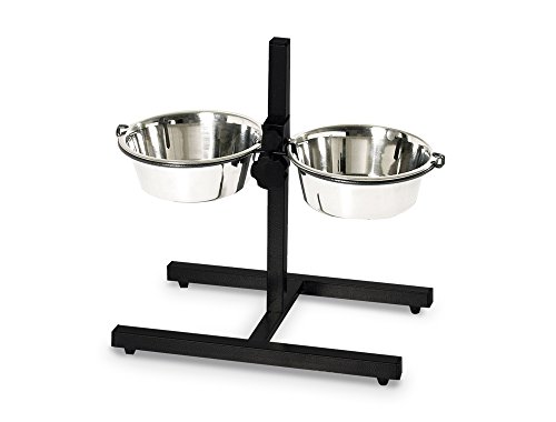 Nobby Napfständer verstellbar DINER BAR inkl. 2 Näpfen 2 x Ø 25,5 cm 2,75 ltr. von Nobby