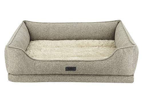 Nobby Orthopädisches Komfortbett eckig CALBU beige 90 x 70 x 19+5 cm von Nobby