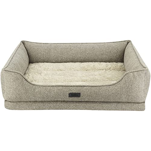 Nobby Orthopädisches Komfortbett eckig CALBU beige 90 x 70 x 19+5 cm von Nobby