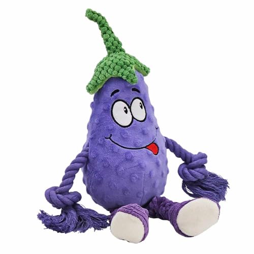 Nobby Plüsch Aubergine mit Seil 37 cm von Nobby