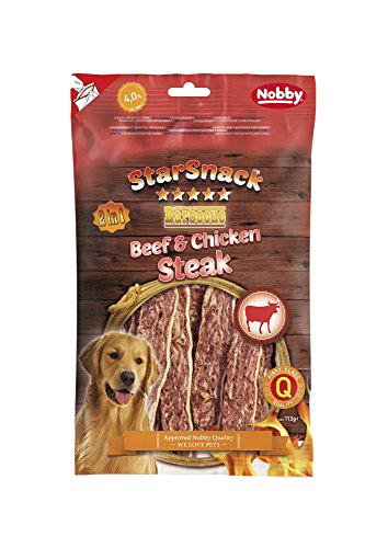 Nobby STARSNACK Barbecue Beef & Chicken Steak 113 g von Nobby