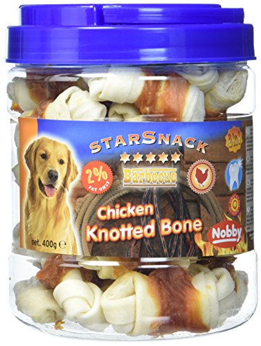 Nobby STARSNACK Barbecue Chicken Knotted Bone Dose 400 g von Nobby