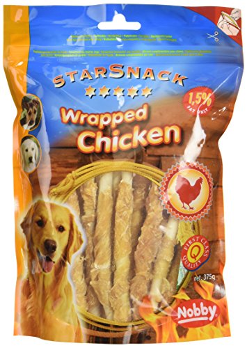 Nobby STARSNACK Barbecue WRAPPED CHICKEN, 1 Packung (375 g) von Nobby