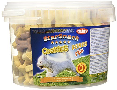 Nobby STARSNACK Cookies "Bones Mix" Eimer 1,3 kg von Nobby