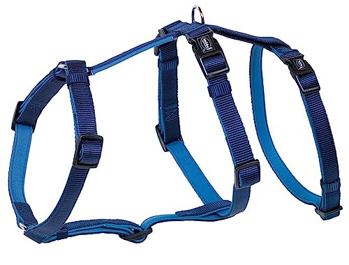 Nobby Sicherheitsgeschirr Turva Leckschutz für Hunde Nylon und Neopren (L-XL Hals 48-67 cm, Brust 75-100 cm, Blau) von Nobby