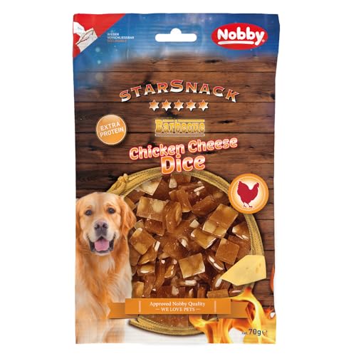 Nobby StarSnack Barbecue Chicken/Cheese Dice ca. 70 g von Nobby