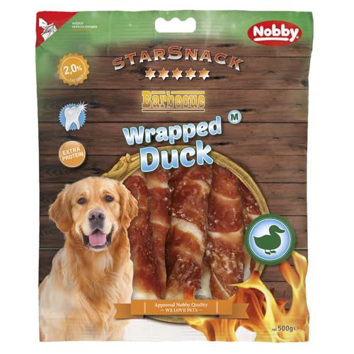 Nobby StarSnack Barbecue Wrapped Duck M, ca. 500 g von Nobby