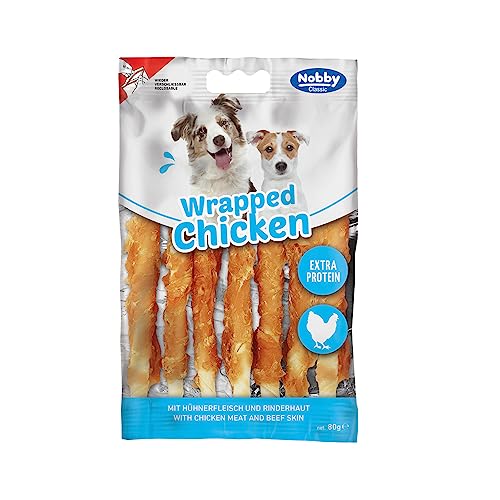 Nobby StarSnack Classic Barbecue Wrapped Chicken 1 Packung (1 x 80 g) von Nobby