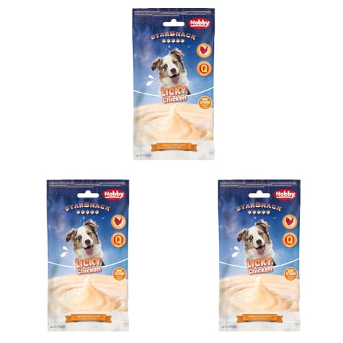 Nobby StarSnack LICKY Chicken 1 Packung (5 x 15 g) (Packung mit 3) von Nobby