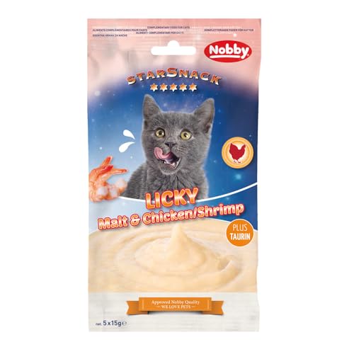 Nobby StarSnack LICKY Malt & Chicken/Shrimp 5 x 15 g von Nobby