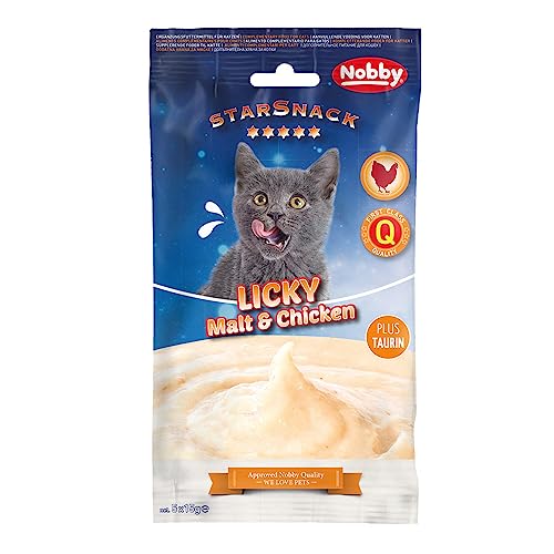 Nobby StarSnack LICKY Malt & Chicken 1 Packung (5 x 15 g) von Nobby