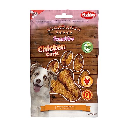 Nobby StarSnack Sensitive Chicken Curls 1 Packung (1 x 113 g) von Nobby