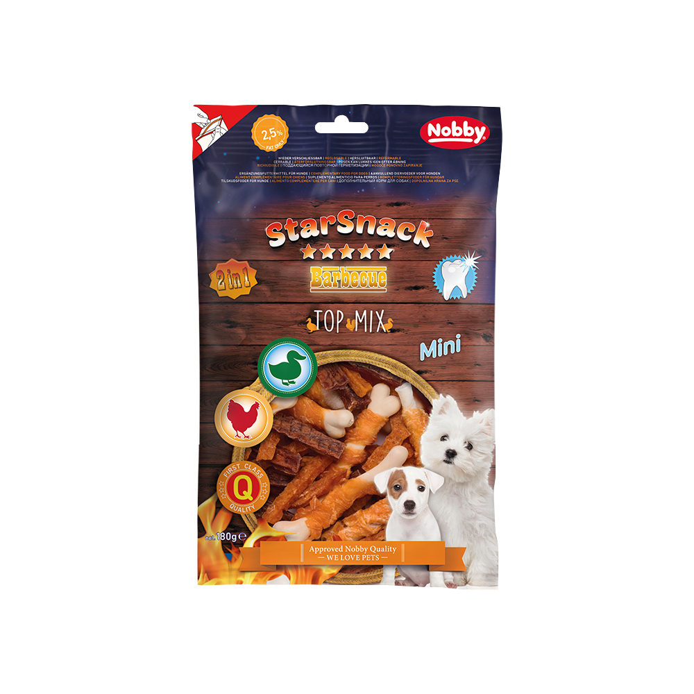 Nobby Starsnack BBQ - Mini Top Mix - 180 g von Nobby