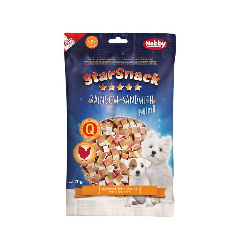 Nobby Starsnack Mini - Rainbow Sandwich - 70 g von Nobby