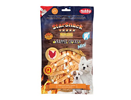 Nobby STARSNACK Barbecue Wrapped Chicken für alle Hunde, 1 Tüte (1 x 113 g) von Nobby