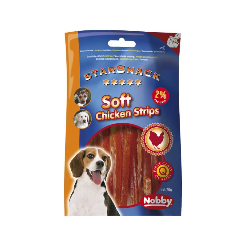 Nobby Starsnack - Soft Chicken Strips - 70 g von Nobby