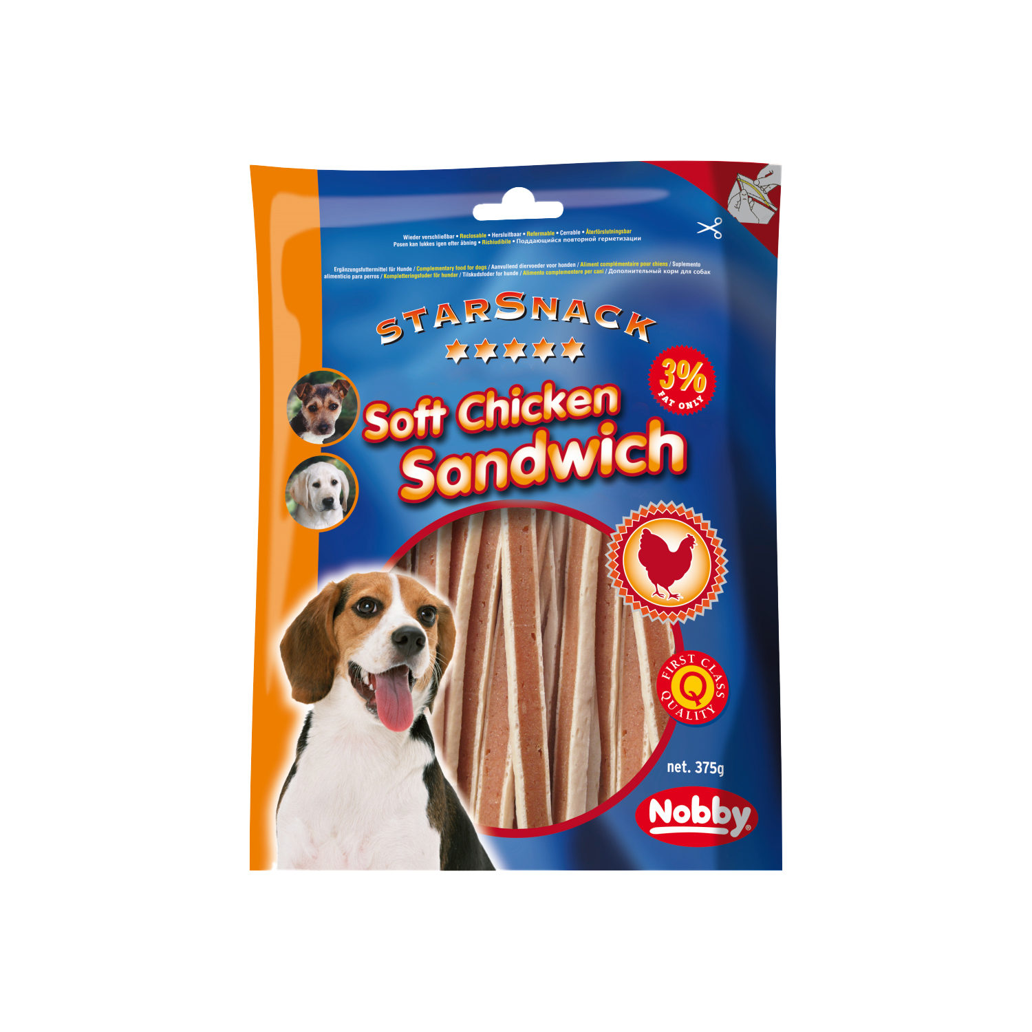 Nobby Starsnack Soft Sandwich - Chicken - 375 g von Nobby