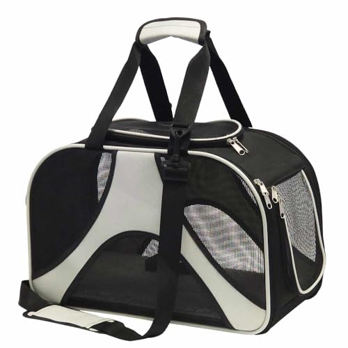 Nobby Tasche Swing Creme schwarz 46 x 22 x 30 cm von Nobby