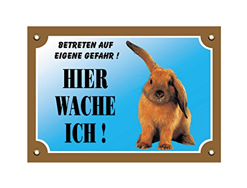 Nobby Warntafel Kaninchen gelb 12 x 3,5 cm von Nobby