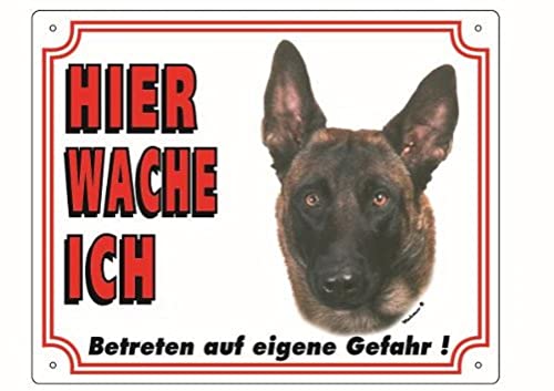 Warntafel Malinois Kunststoff von Nobby