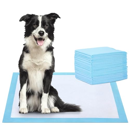 Nobleza 20pz Ultra saugfähige Hunde Trainingsunterlagen Welpenunterlage Welpen Toilettenmatte, 90*60cm von Nobleza