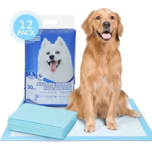 Nobleza 360pz Ultra saugfähige Hunde Trainingsunterlagen Welpenunterlage Welpen Toilettenmatte, 60x90cm von Nobleza