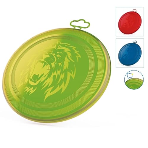 Nobleza - Beißfeste Frisbee für Hunde - Robustes Hundespielzeug, Farbe:Rot, Größe:OneSize von Nobleza