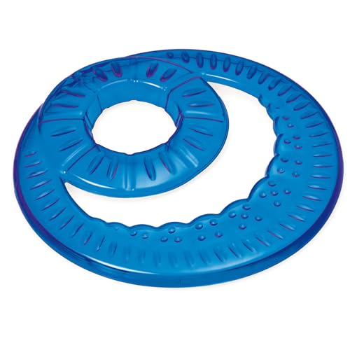 Nobleza Beißfeste Hundefrisbee Modern für Hunde - Wurfscheibe - Wurfspielzeug, Farbe:Blau, Größe:OneSize von Nobleza