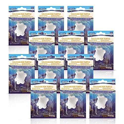 Nobleza - Calcium für Wasserschildkröten, 12er Pack Natürliches Basisergänzungsmittel, zur Verbesserung des Panzers der Schildkröte, L5 * W3.5cm Nobleza - Calcium für Wasserschildkröten, 12er Pack Natürliches Basisergänzungsmittel, zur Verbesserung des Panzers der Schildkröte, L5 * W3.5cm von Nobleza