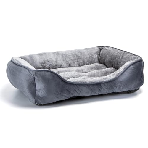 Nobleza Hundebett Grosse Hunde, 77x67cm, Rutschfestes Hundekorb, Superweicher Faserfüllung, Haustierbett Waschbar für Kleine und Mittelgroße Hunde und Katzen von Nobleza