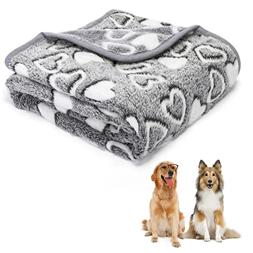 Nobleza Hundedecke Fleece Weiche Fleecedecke Waschbar Katzendecke Hunde Decke Outdoor Flauschig Deck für Haustier Hunde Katzen Welpen Weiche Warme Matte, 120 * 100cm von Nobleza