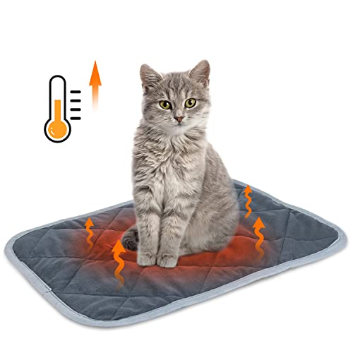 Nobleza Selbstheizende Decke für Katzen & Hunde, Haustiere Wärmematte, Waschbare Welpen Thermodecke, Selbstwärmende Winter Wärme Hundematte, Hund rutschfest Wärmedecke, Größe S 40x50cm von Nobleza