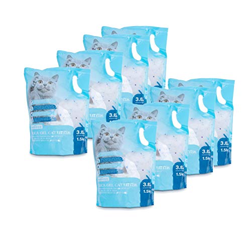 Nobleza - 30.4L Arena para gatos de sílice Camada para gatitos de Gel de diamante Absorbente， Cómodo Biodegradable von Nobleza