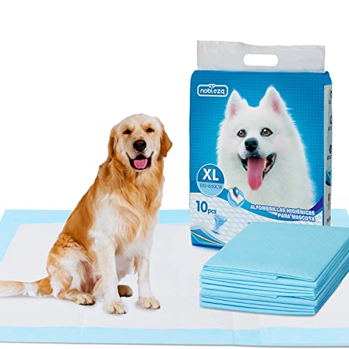 Nobleza -Ultra saugfähige Hunde Trainingsunterlagen Welpenunterlage Welpen Toilettenmatte, 90*80cm, Packung mit 50 Stück von Nobleza