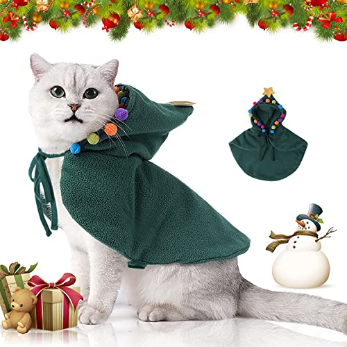 Nobleza Weihnachtskostüm Katze, Hunde Weihnachts kostüm, Weihnachten Haustier Kleidung, Weihnachtsbaum Anzug mit Claus Kappe und Hut, Wirklich Einzigartig und Süß von Nobleza