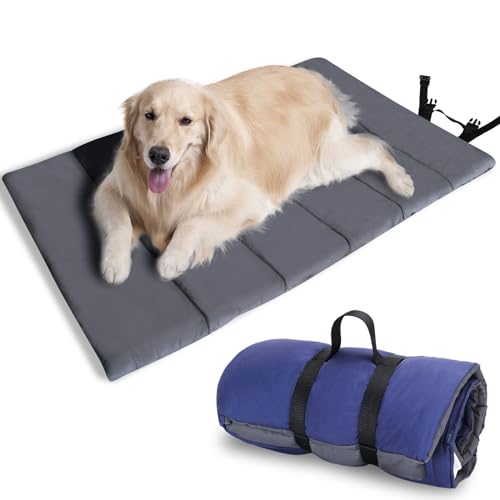 Nobleza wasserdichte Hundematte für Outdoor, Waschbare Große Hundedeck für Unterwegs, Faltbar Reisedecke für Hunde, Tragbare Hundebett, 110x68 cm von Nobleza