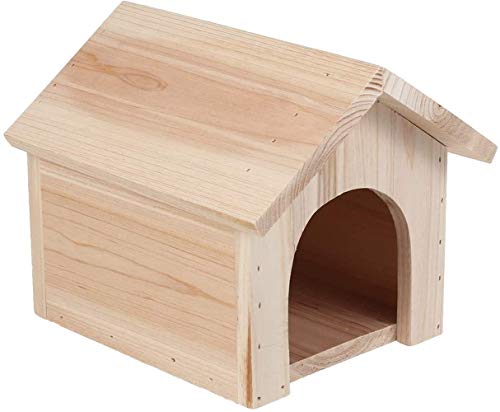 nobranded Hamsterhaus aus Holz, dreieckig, hitzebeständig, Schlafzubehör für Hamster, Igel, kleine Haustiere von Nobranded