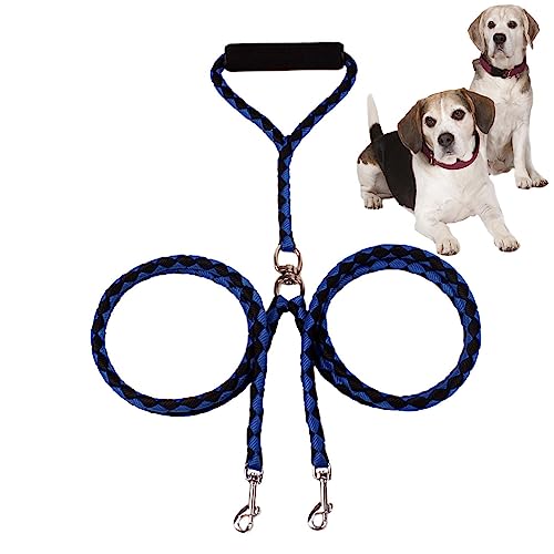 Gassi-Trainingsleine für Hunde,Doppelendseile Haustier Y-Leine Bungee - Bungee-Leine für Hunde, multifunktionale, verhedderungsfreie Bungee-Leine für kleine und große Hunde Nocapam von Nocapam