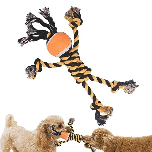 Nocapam Kauseilspielzeug für Katzen, Katzen-Haustier-Seil-Beißspielzeug, Interaktives Beißseil-Kauspielzeug, tragbarer Hundebegleiter, Welpenzubehör für Katze, Welpe von Nocapam