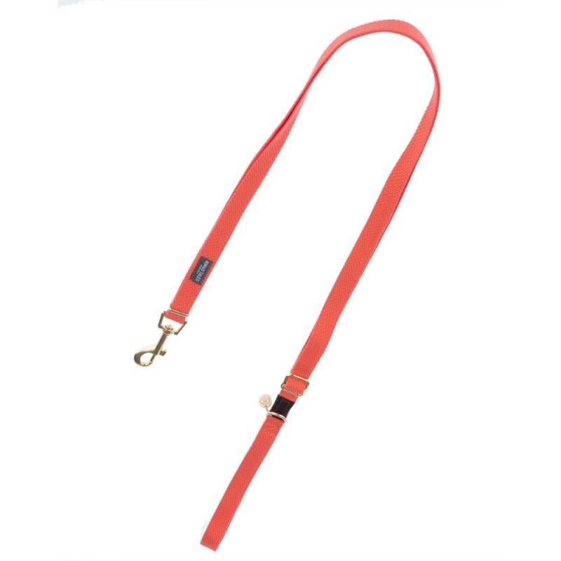 Nomad Tales Bloom Halsband, coral - Passende Leine: 200 cm lang, 20 mm breit von Nomad Tales