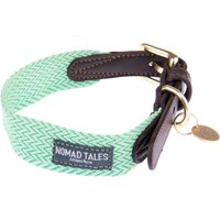 Nomad Tales Bloom Halsband, mint - Halsumfang 52 - 58 cm, B 38 mm (Größe XL) von Nomad Tales