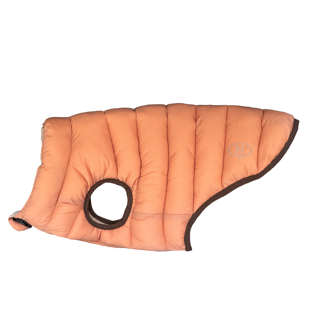 Nomad Tales Bloom Hundemantel Puffer, orange/beige - ca. 35 cm Rückenlänge Nomad Tales Bloom Hundemantel Puffer, orange/beige - ca. 35 cm Rückenlänge von Nomad Tales