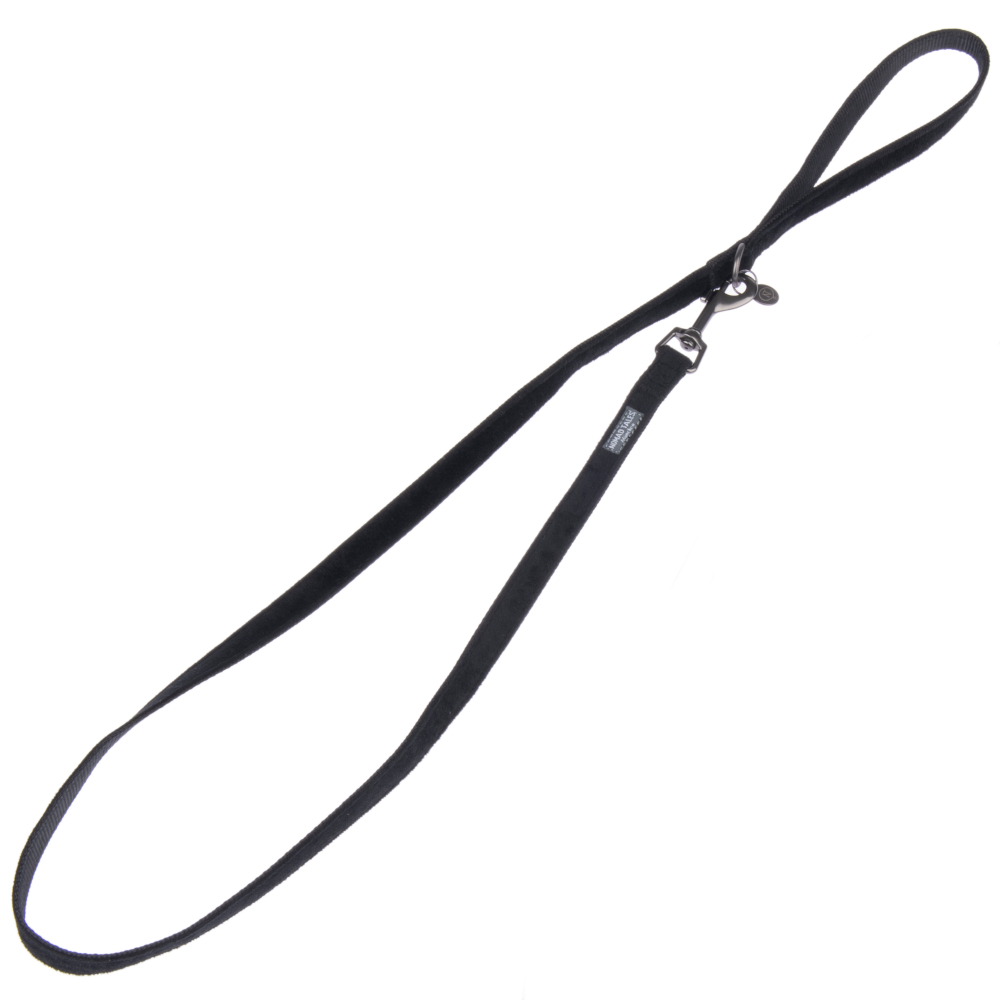 Nomad Tales Blush Halsband, ebony - Passende Leine: 120 cm lang, 15 mm breit von Nomad Tales