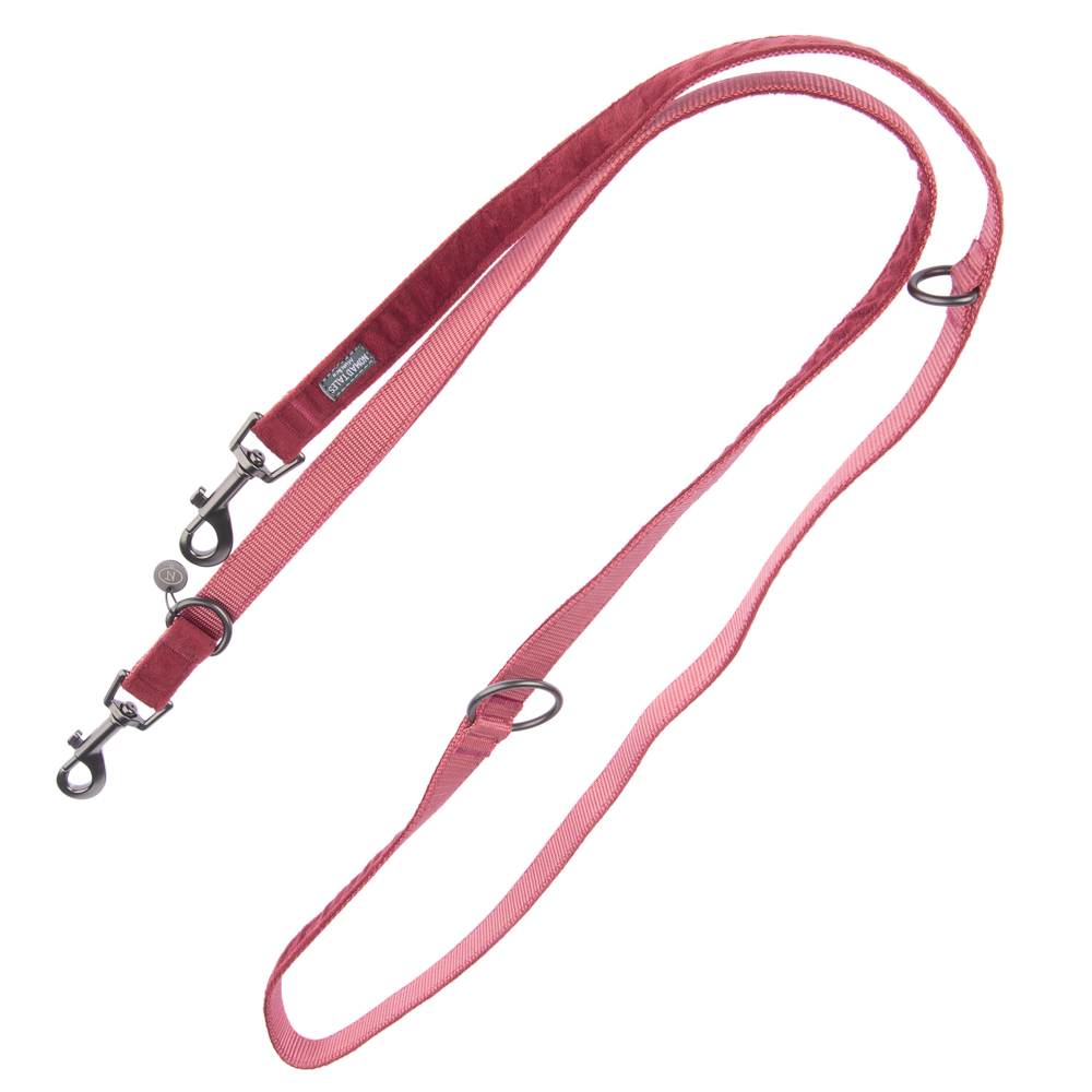 Nomad Tales Blush Halsband, rosé - Passende Leine: 200 cm lang, 20 mm breit von Nomad Tales